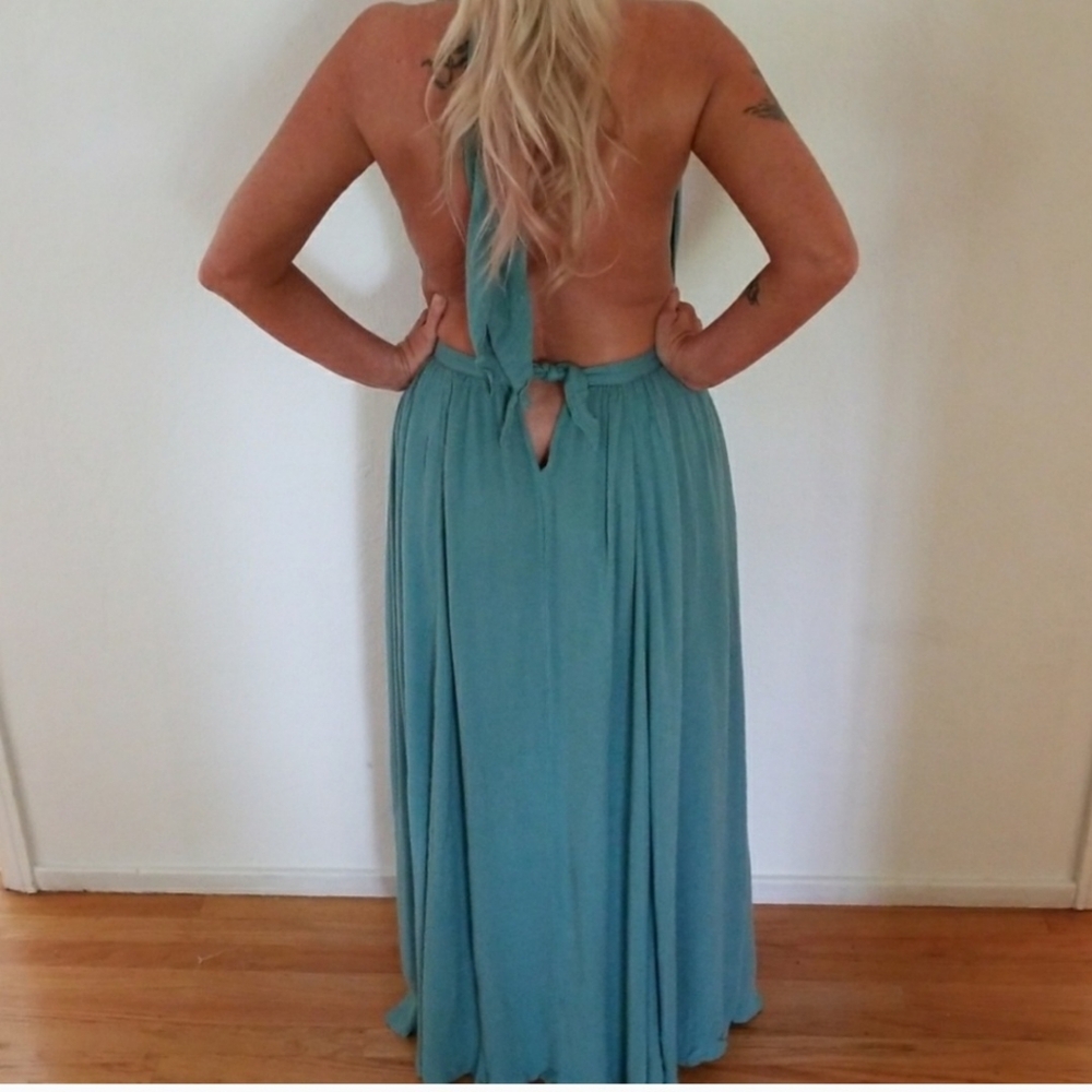 Free People Halter backless Maxi Dress - Picture 3 of 6